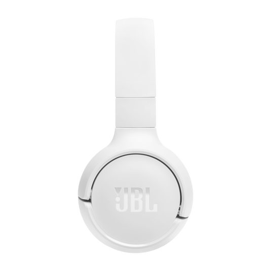 JBL Tune 520BT vista lateral izquierda blanca