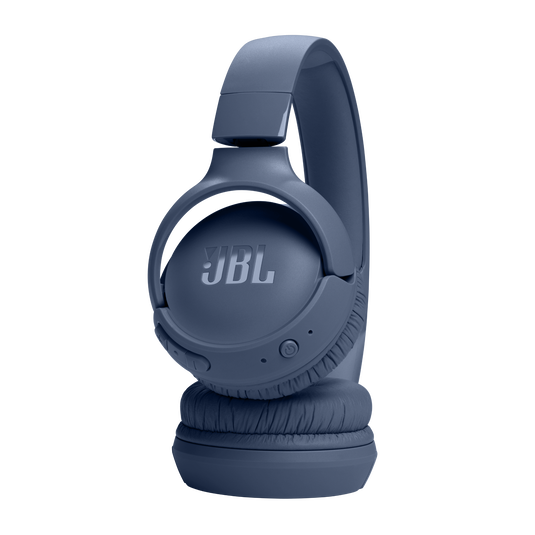 JBL Tune 520BT detalle de botones de control azul
