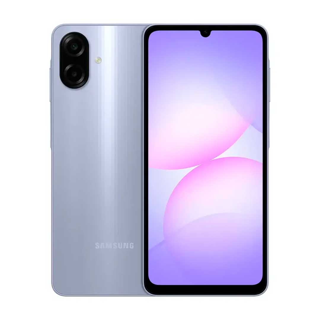 Samsung Galaxy A07 pantalla encendida con interfaz principal