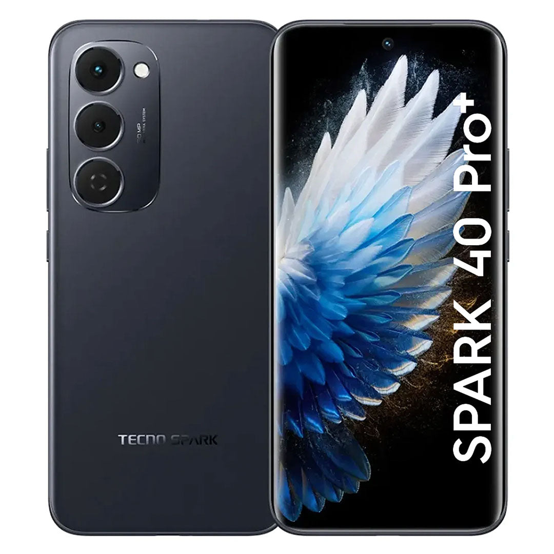 Celular Tecno Spark 40 Pro+ | 256GB 8GB RAM Pantalla 1.5K Helio G200 Carga Inalámbrica