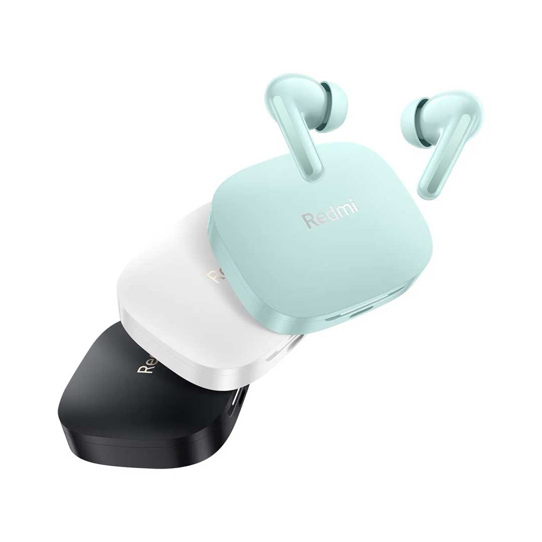 Xiaomi Redmi Buds 6 presentación general con estuche abierto