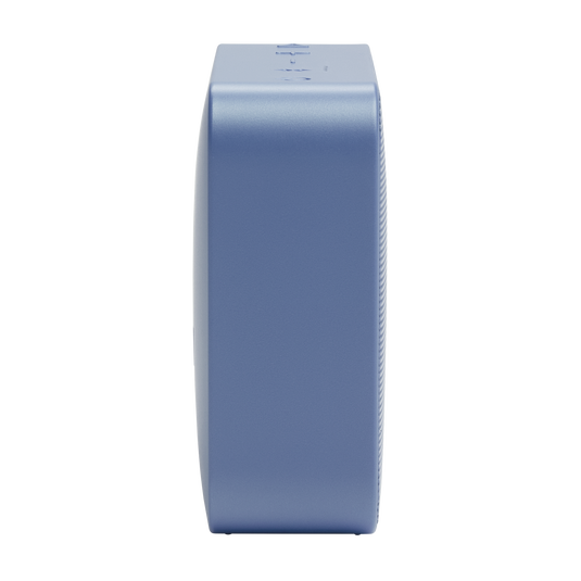 JBL GO Essential 2 azul, vista lateral izquierda del parlante