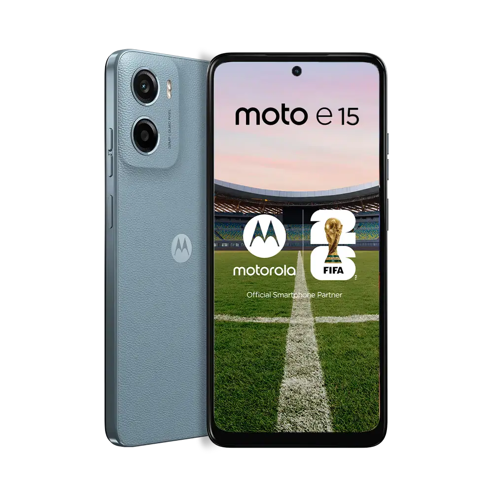Celular Motorola Moto E15 | 64GB 2GB RAM Pantalla 90Hz Batería 5200mAh Cámara 32MP
