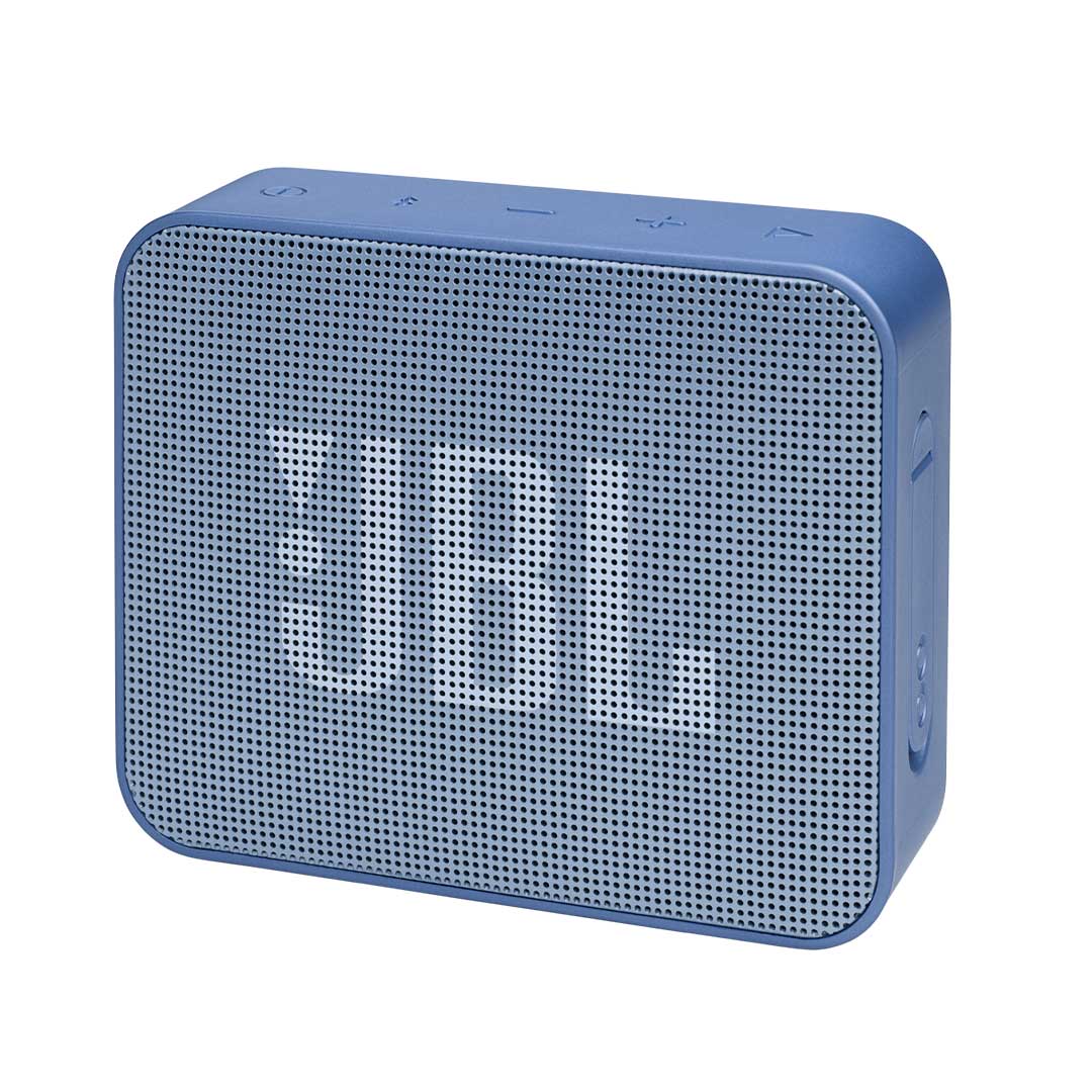 JBL GO Essential 2, vista frontal compacta en color negro