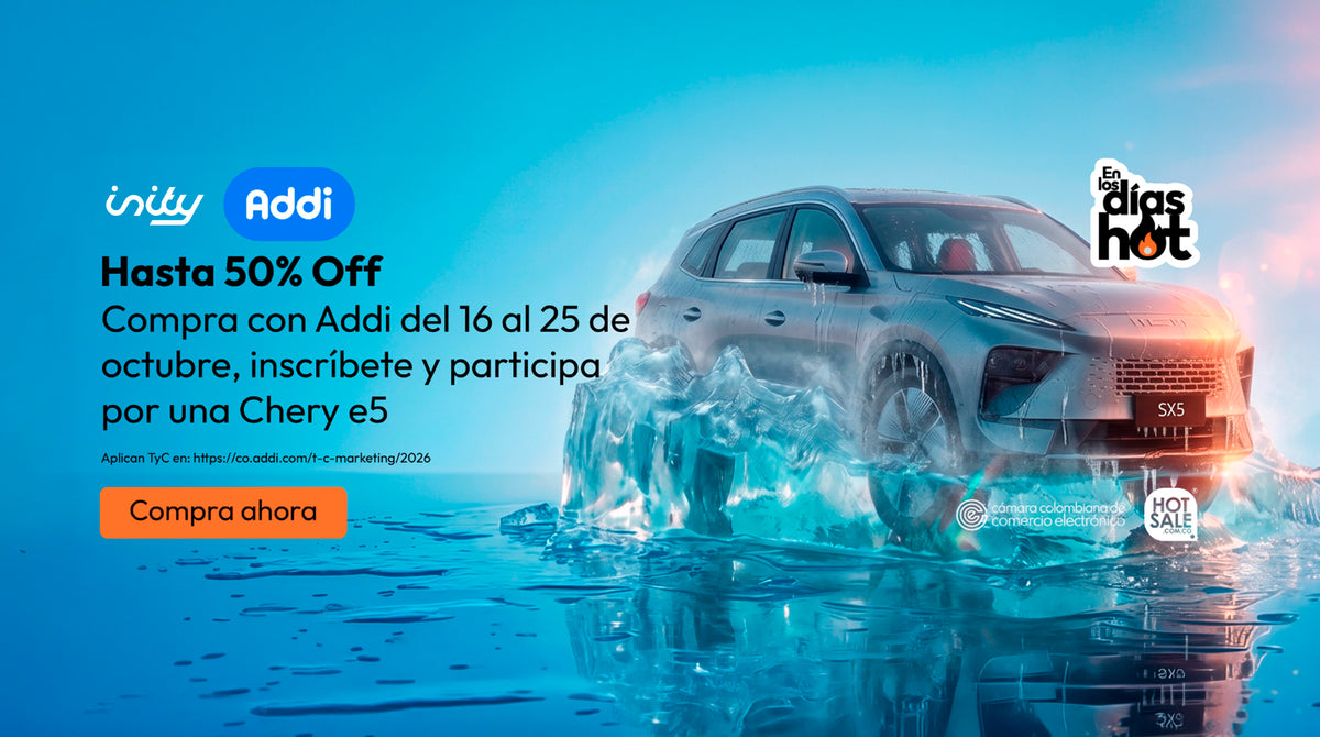 Hot Sale Inity con Addi: hasta 50% off del 16 al 25 de octubre