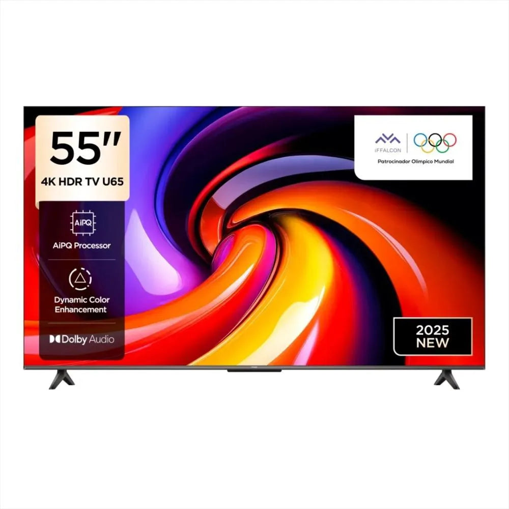 Televisor iFFALCON 55" Pulgadas 4K Smart Tv Led 55U65 Google Tv