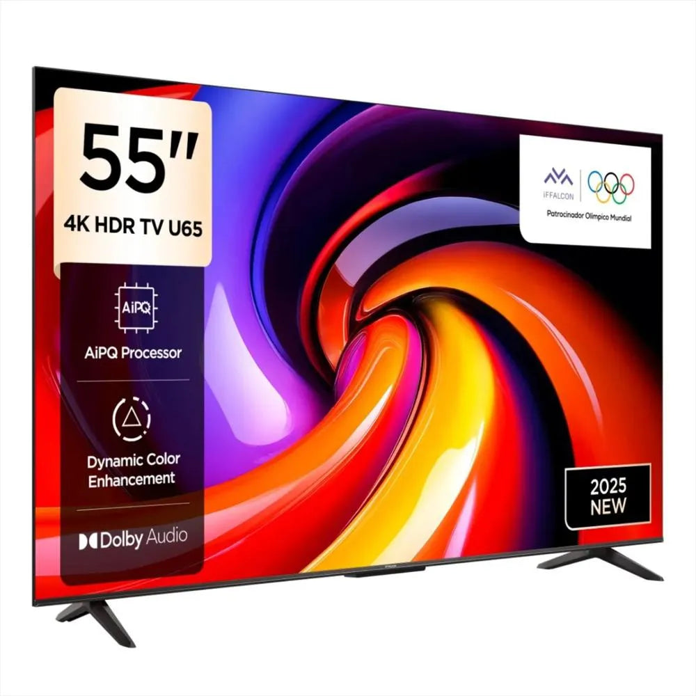 Televisor iFFALCON 55" Pulgadas 4K Smart Tv Led 55U65 Google Tv