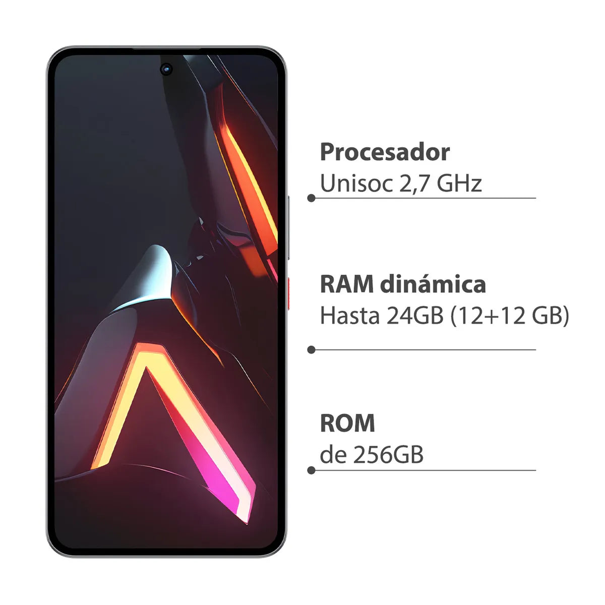 Celular Gamer ZTE Nubia Neo 3 GT 5G | 256GB 8GB RAM AMOLED 120Hz Gamer Batería 6000mAh