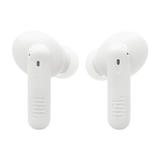 JBL Wave Beam 2, audífonos vista frontal blanca