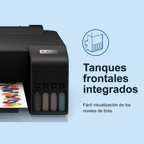 Epson EcoTank L1250 vista trasera, conexiones y compartimiento de papel