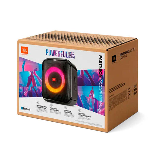 Parlante JBL Bluetooth Partybox Encore Essential + 2 Micrófonos