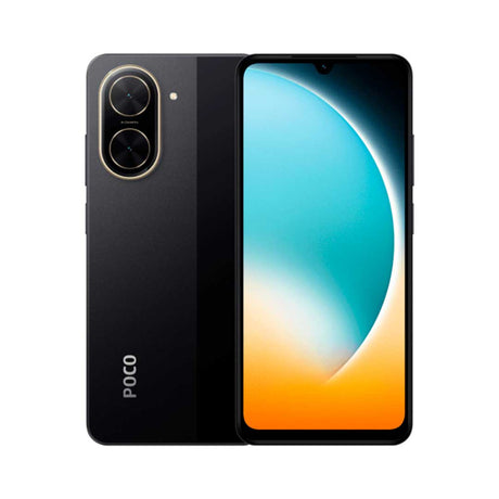 Xiaomi POCO C71 vista frontal, pantalla grande encendida