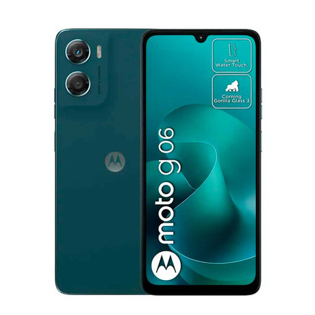 Motorola Moto G06 vista frontal, pantalla 6.88 pulgadas