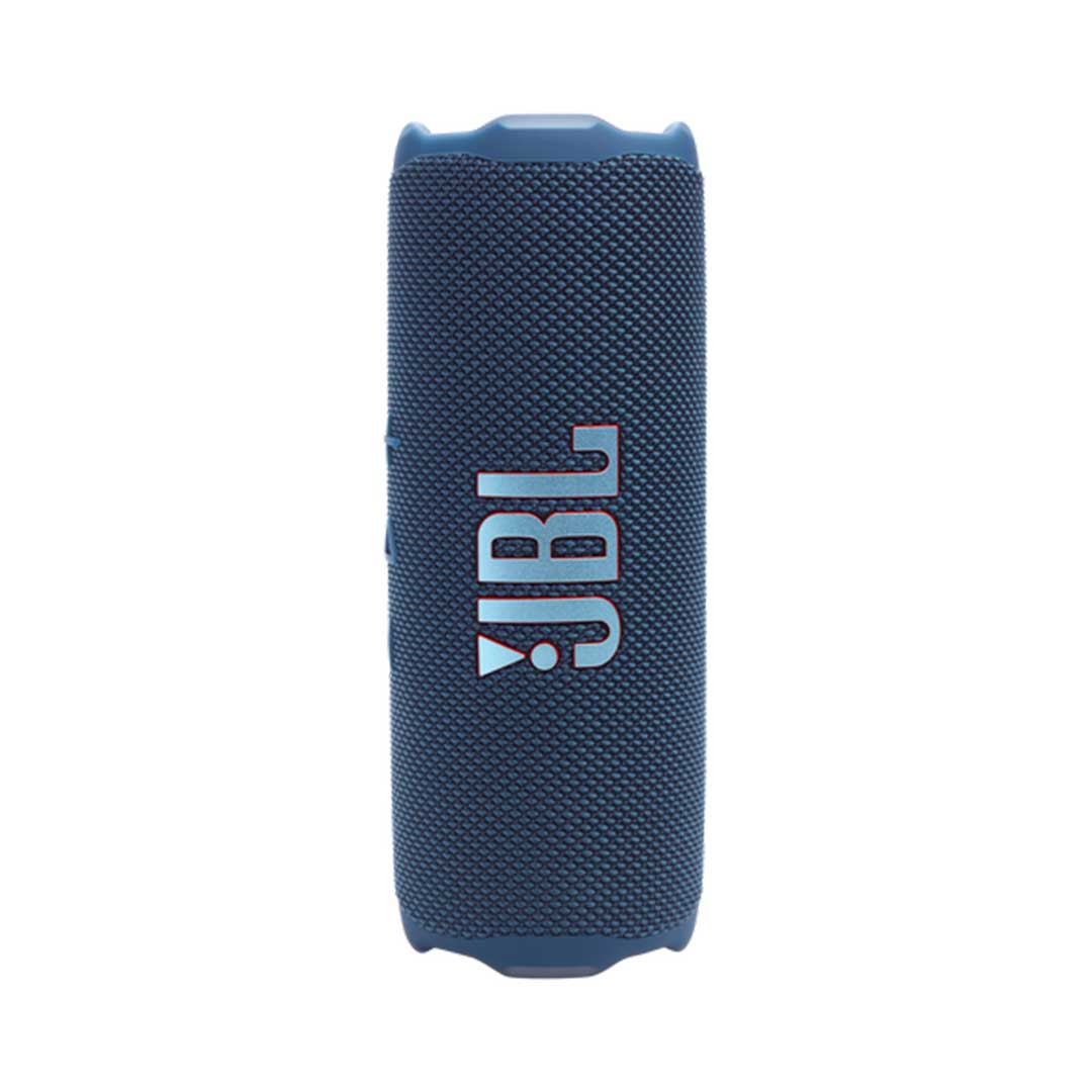JBL Flip 7 vista general en uso, color rojo