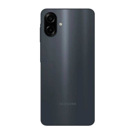 Samsung Galaxy A07 vista trasera con acabado negro