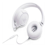 JBL Tune 500 vista inclinada con almohadillas acolchadas