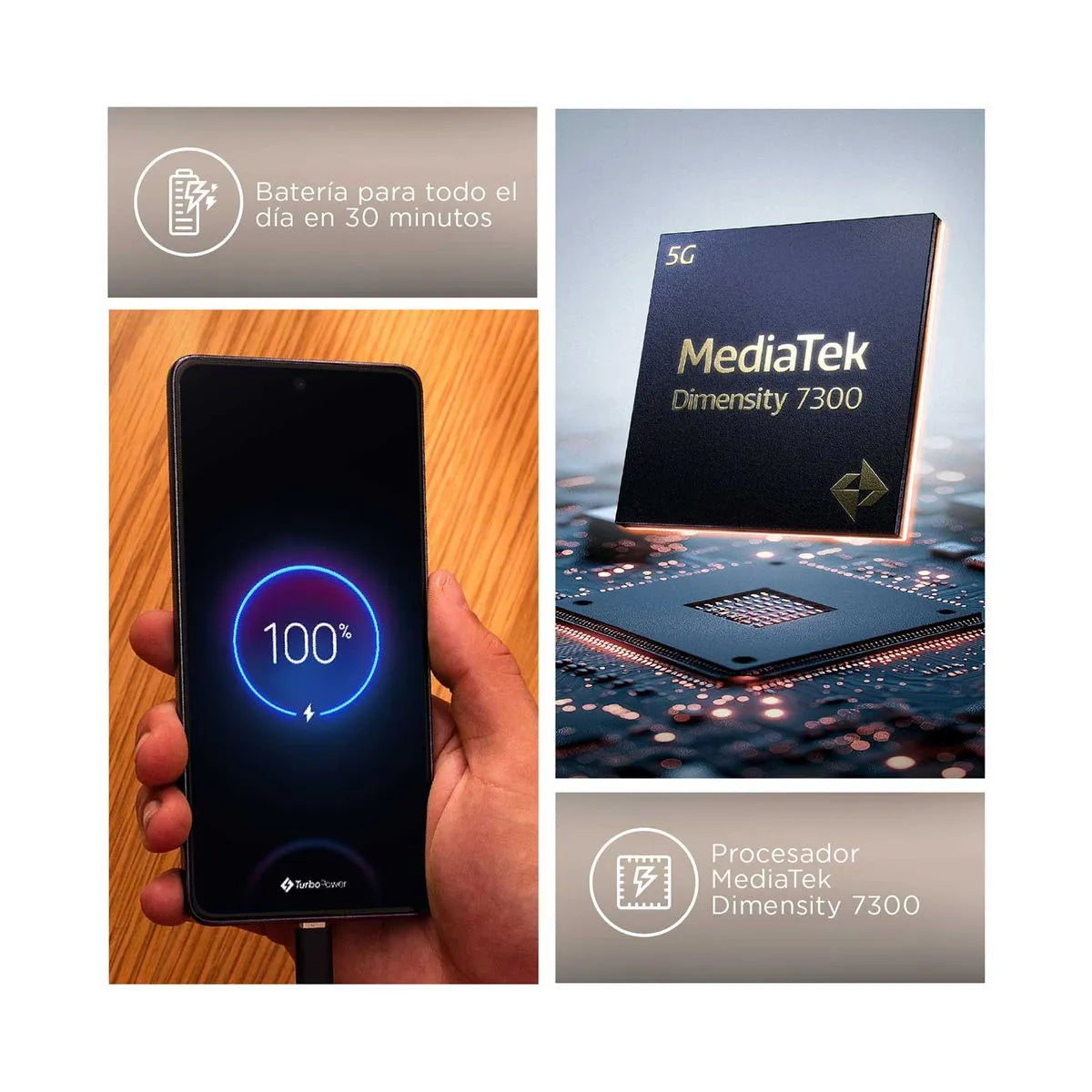 Celular Motorola Moto G86 5G| 256GB 8GB RAM Pantalla pOLED 1.5K 120Hz IP68/69