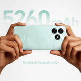 Honor X5C vista trasera en color gris