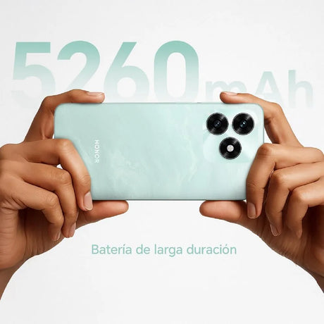 Honor X5C vista trasera en color gris