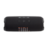 JBL Flip 7 vista superior negra, botones de control