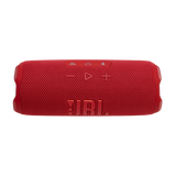 JBL Flip 7 vista superior roja, botones de control