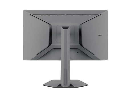 Monitor Gamer TCL 27G64 vista trasera con soporte