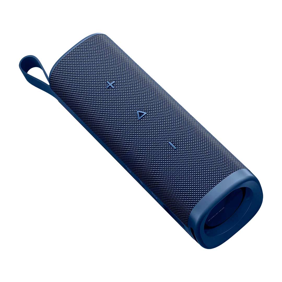 Xiaomi Sound Outdoor vista frontal, parlante portátil azul