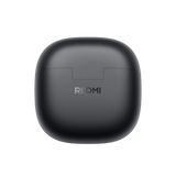 Xiaomi Redmi Buds 8 Active, vista lateral del estuche abierto
