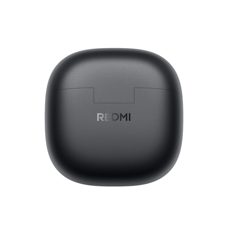 Xiaomi Redmi Buds 8 Active, vista lateral del estuche abierto