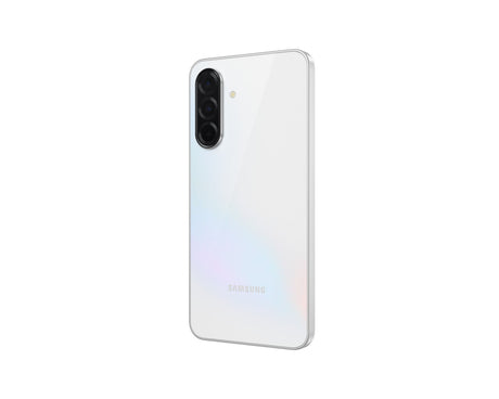 Samsung Galaxy A36 5G, vista trasera en color blanco