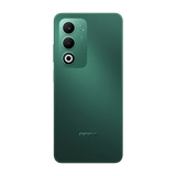 OPPO A5 vista trasera mostrando acabado blanco elegante
