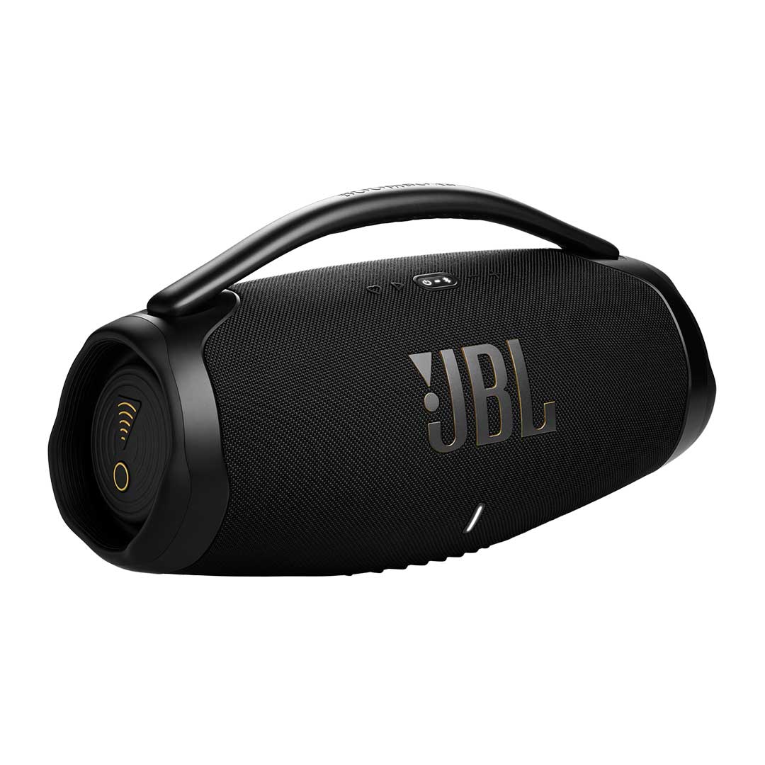 JBL Boombox 3 vista superior con asa integrada
