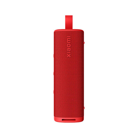 Xiaomi Sound Outdoor vista frontal, parlante portátil rojo
