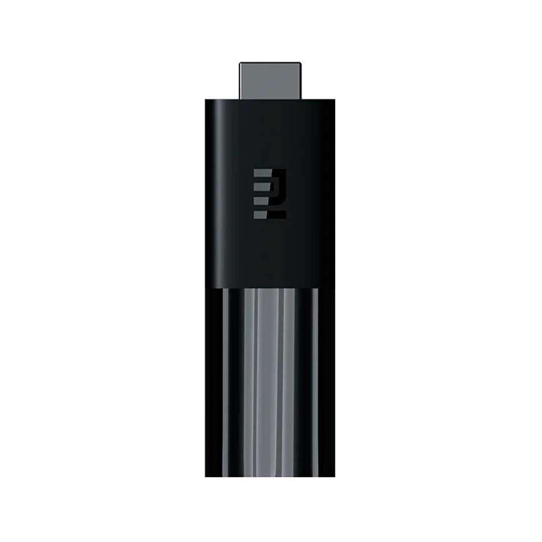 Xiaomi Mi TV Stick vista frontal compacta con adaptador HDMI