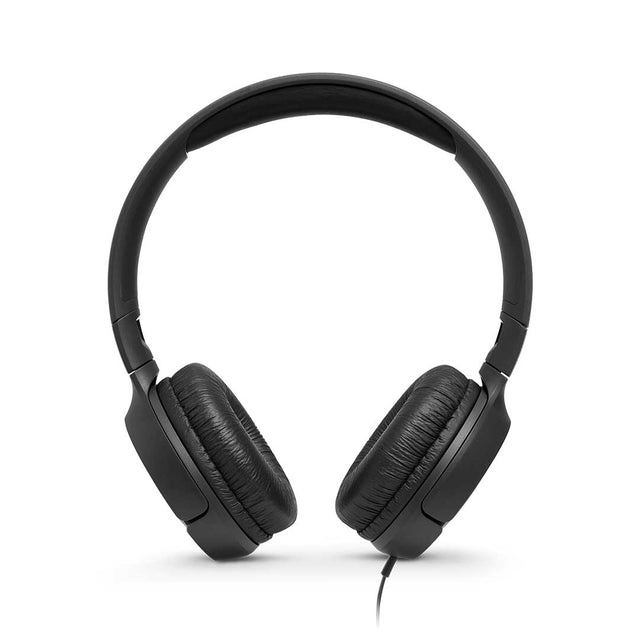 JBL Tune 500 vista lateral con cable y micrófono integrado
