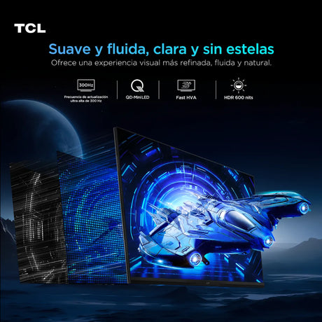 TCL 25G64 accesorios incluidos del monitor gamer 300Hz