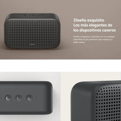 Xiaomi Smart Speaker vista trasera con puertos y conexión Wi-Fi Bluetooth